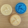 Reindeer.png Fichier STL Timbres de biscuits de Noël・Idée pour impression 3D à télécharger