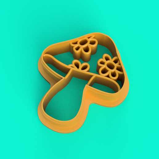 Mushroom Clay Cutter STL