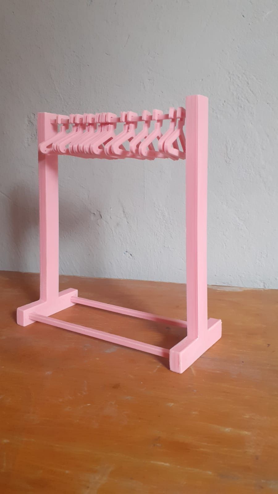 WhatsApp-Image-2022-04-01-at-10.39.55-PM.jpeg STL file Hoop/earring display stand in the shape of a hanger・3D printing model to download, Euphemia