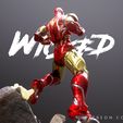 280620 Wicked - Iron man 012.jpg Wicked Marvel Avengers Iron man 3d Sculpture: STL ready for printing