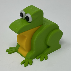 IMG_6-by-9.png Free STL file A 3D Printed Simple Mechanical Frog.・3D printing idea to download