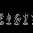 1.png Medieval Hero Mega Pack  10 Fantasy Characters STL OBJ