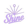Shine Pendant.stl SHINE Yazı Tabelası