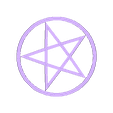 Spellbook Pentagram Cover.stl Wizard's Spellbook Grimoire Dice Box