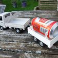 IMG_20230504_193925.jpg Keitruck D12 WPL 1/16 mini truck short trailer and beer can holders