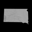 1.png Topographic Map of South Dakota – 3D Terrain