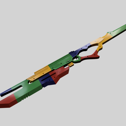 NAGI 💬 Kaiju No 8 - Bayonet GS-3305・ STL File for 3D printing