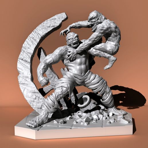 WEREWOLF VS. THE MUMMY 3D model