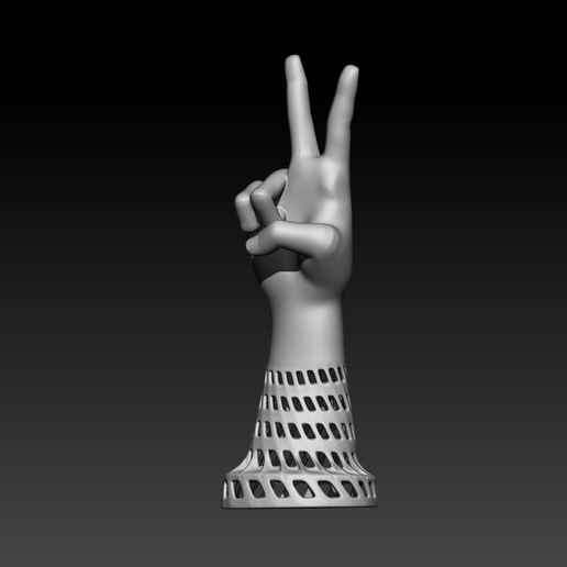 Victory Sign 3D model