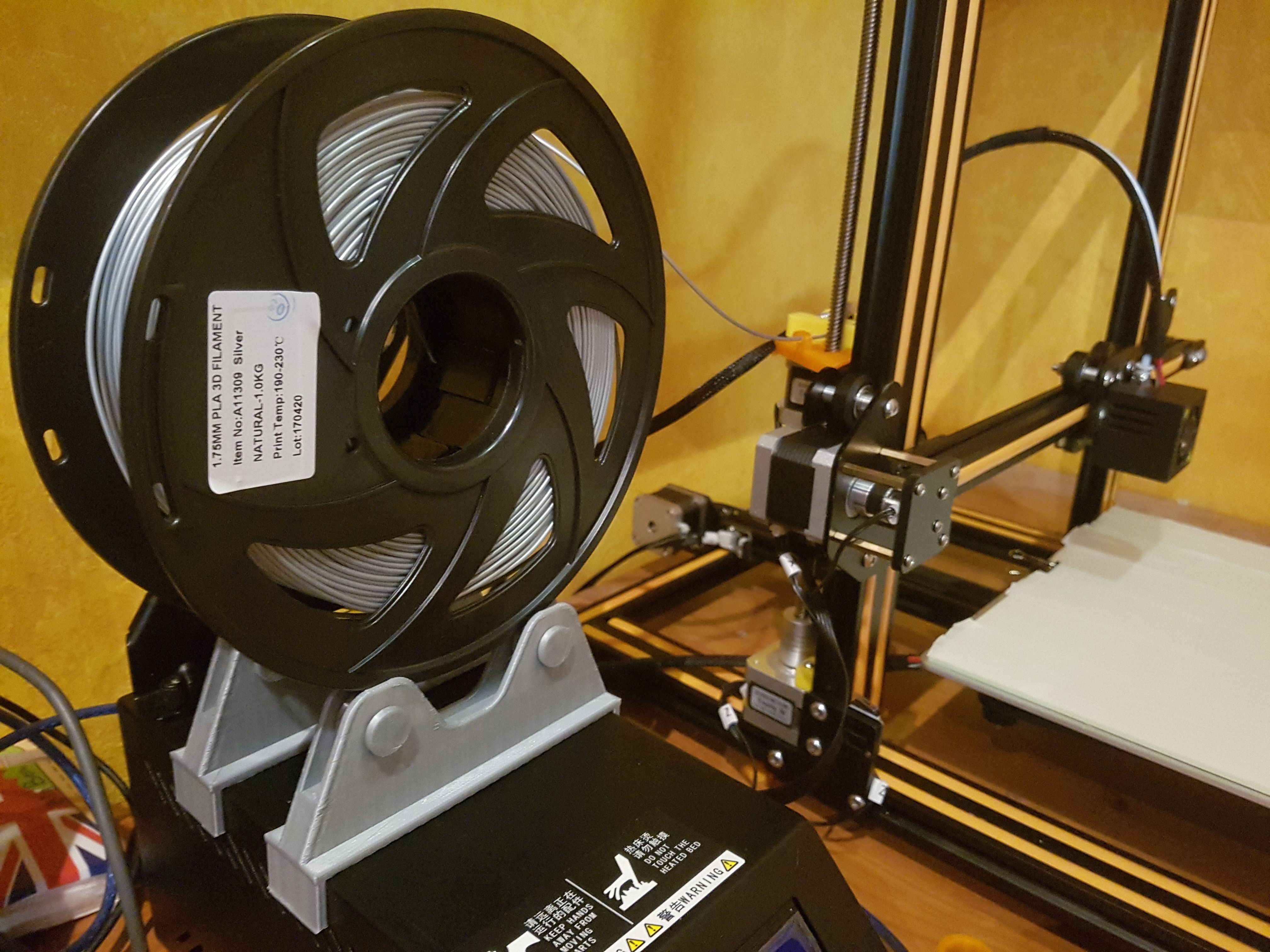 20170718_153811.jpg Free STL file Updated Creality CR-10 Bearing Filament Spool Holder (V7)・3D print model to download, FenixRunner