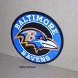 baltimore-ravens-escudo-letrero-rotulo-logotipo-impresion3d-balon.jpg Baltimore Ravens, shield, sign, signboard, sign, logo, logo, 3dprint, teams, league, soccer