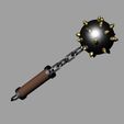 Mace_Render.jpg Mk8 Nozzle Mace / Morning Star
