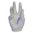 1 Hand_v2.jpg Archivo STL teléfono de mano estilo voronoi・Diseño de impresión en 3D para descargar