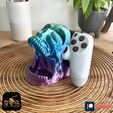 4.png Fichier STL Support de manette Screaming Skull - Sans support・Modèle pour imprimante 3D à télécharger