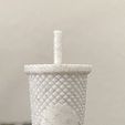 IMG-6215.jpg Starbucks Style Studded Tumbler Keychain