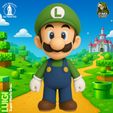 92.jpg Luigi - Super Mario Fan Art 3D Model