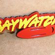 vigilantes-de-la-playa-baywatch-mitch-buchannon-mar.jpg Beachwatch, Baywatch, television series, david, float, sign, poster, signboard, logo, logo, heat
