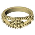 H-Tri-cluster-Double-Diamond-lip-ring-size7-09.jpg Fichier STL Bague de fiançailles lèvres et grappes de diamants taille US 7 Modèle d'impression 3D・Objet pour impression 3D à télécharger