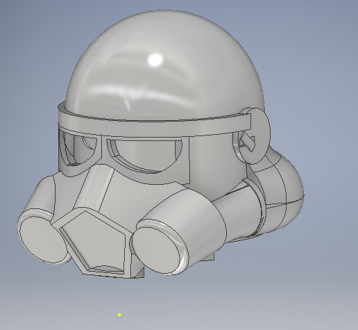 trooper helmet - 3D model önizlemesi