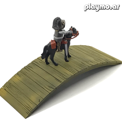 typorama-7.png Fichier STL Playmobil Grand pont en bois・Objet imprimable en 3D à télécharger