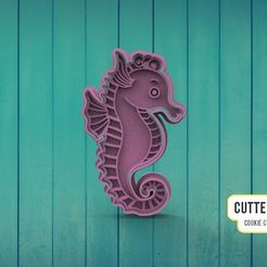 caballito-de-mar.jpg STL file Seahorse Sea horse Cookie cutter・3D printable model to download