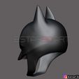 06.jpg Batman Helmet-The Batman 2021-Robert Pattinson-DC comic Fan Art 3D print model
