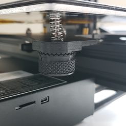 Bed levelers.jpg STL-Datei Ender, bed level, locking, knob, bed locker, bed lockers, Ender 3, bed levelers・3D-druckbares Modell zum Herunterladen