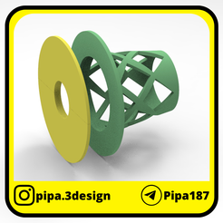 ee y )|pipa.3design 4) Pipa187 Fichier STL Pot hydroponique・Design à télécharger et à imprimer en 3D
