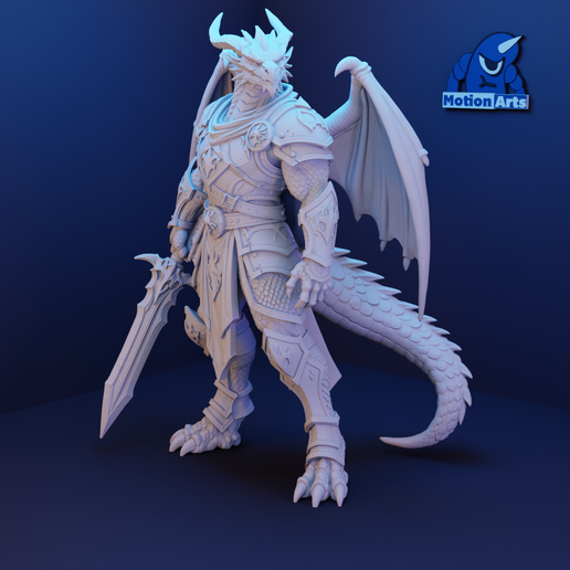 Dragão Guerreiro 3D model
