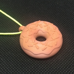 Capture d’écran 2018-07-30 à 16.17.24.png Descargar archivo STL gratis Colgante de donas・Modelo para la impresora 3D