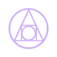 PhilosoStone.stl Philosopher's Stone Symbol, Sacred Geometry Wall Art, Stencil