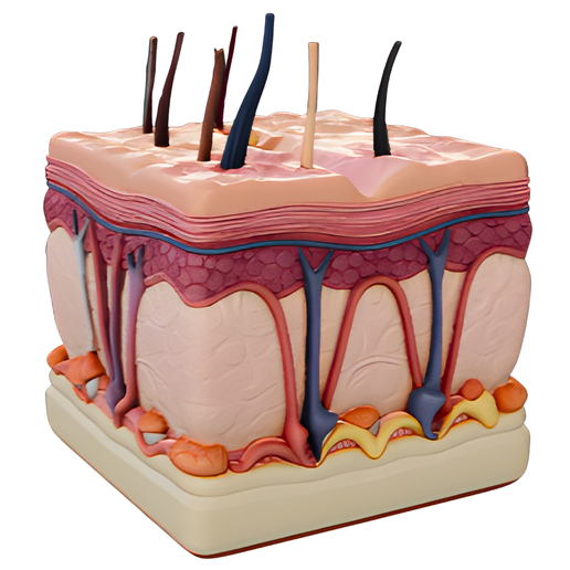 Human Skin (Dermis) Anatomy