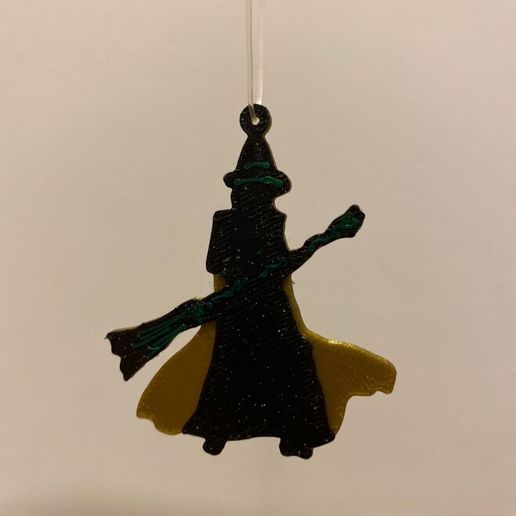 🧙‍♀️ Wicked Elphaba Charm・ STL File for 3D printing・Cults