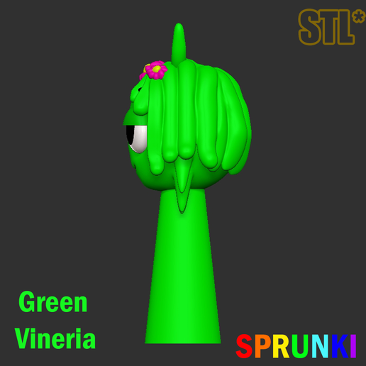 STL file Sprunki Incredibox Green Vineria Sprunki STL 3D Character ...