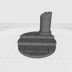 column-base-topper-2a.jpg Fichier STL gratuit Embase de colonne en pierre pour base de 40 mm 2・Objet à télécharger et à imprimer en 3D