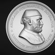 01.jpg Abdul Aziz Sultan Medal 3D Model