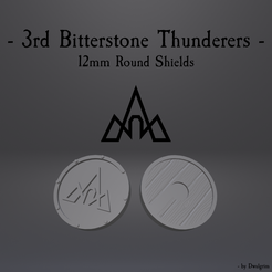 3rdBT.png Free STL file 3rd Bitterstone Thunderers Shields - Oldhammer Dwarf・3D printable object to download