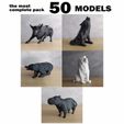 cults-Fotos-Pack-6.jpg PACK LOW POLY DOGS - 50 MODELS - THE MOST COMPLETE - COMMERCIAL LICENSE