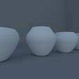 1.png flower pots - flowes pot 3D print model