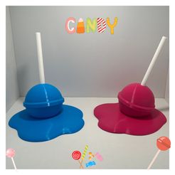 Schmelzender Lollipop. - Keine Stützen