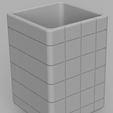 tiledCup.png Tiled Cup - Art Deco Organizer System
