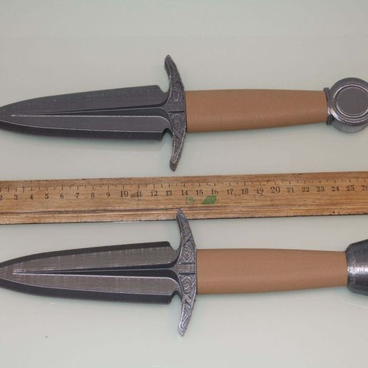 Dagger - easy to print, no support 3D model