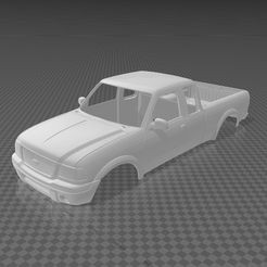 Front-View-Extended.png 1/10 Ford Ranger Extended Cab Replica Body