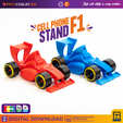 F1-CAR-STAND-PHONE-OK5.png "Formula 1 Shaped Cell Phone Stand: F1 Phone Holder Cell phone stand