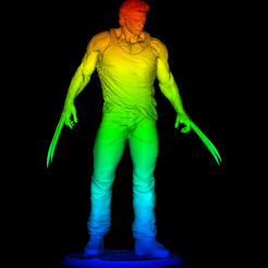 Sin título.png Archivo STL gratis Logan wolverine・Diseño de impresora 3D para descargar