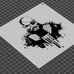 fury.png 3MF file FURY-AVENGERS Picture・3D printing design to download