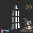 J] aa Ready Kosplayi @ Asta Demon Slayer Sword 3D Model Digital File - Black Clover Cosplay - Asta Cosplay