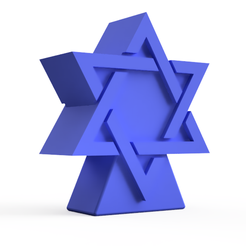 b15ccd9e-7579-47b1-9ac9-a33863b62a5d.png STL file Star of David Soap and Candle Master・3D print design to download
