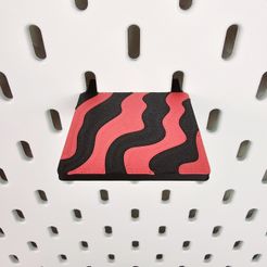 1000024829.jpg Wavy Shelf for Ikea Skadis/Uppspel Pegboards Multicolor 5×5cm