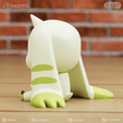 terriermon04.png terriermon chibi 2 diff poses no supports print in place